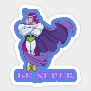 unicorn superhero Sticker